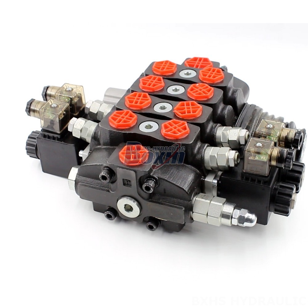 SD8 Solenoid and Joystick 3 Spool Sectional Directional Valve: Your Source for Hydraulic Control cover photo